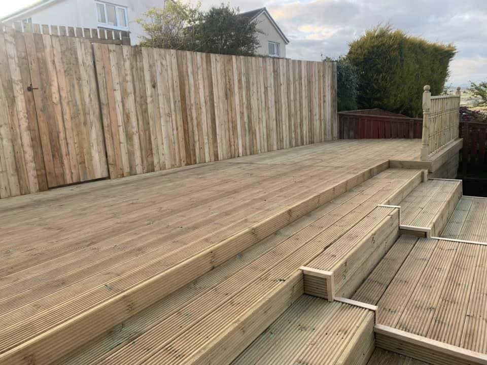 Timber fencing and decking installation